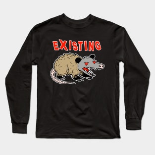 Possum Existing Meme Long Sleeve T-Shirt